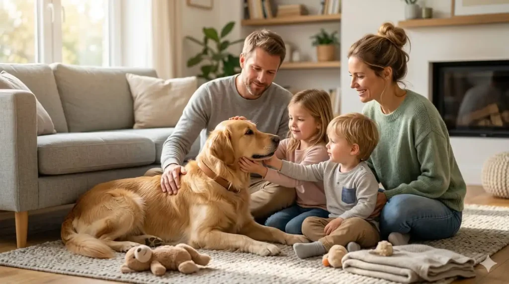 How to introduce a rescue dog to kids